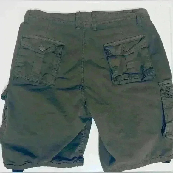 Women’s Army Green Cargo Shorts, Four Steeds, Size 10 - Picture 8 of 13